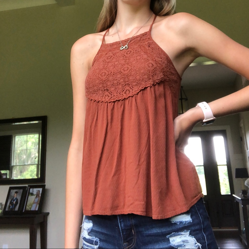 American Eagle rust tank top